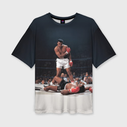 Женская футболка oversize 3D Muhammad Ali