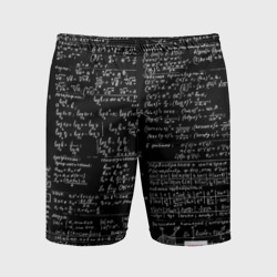 Мужские шорты спортивные Шпаргалки