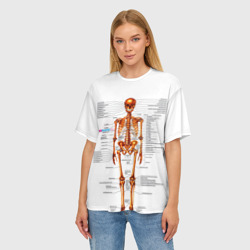 Женская футболка oversize 3D Шпаргалки - фото 2