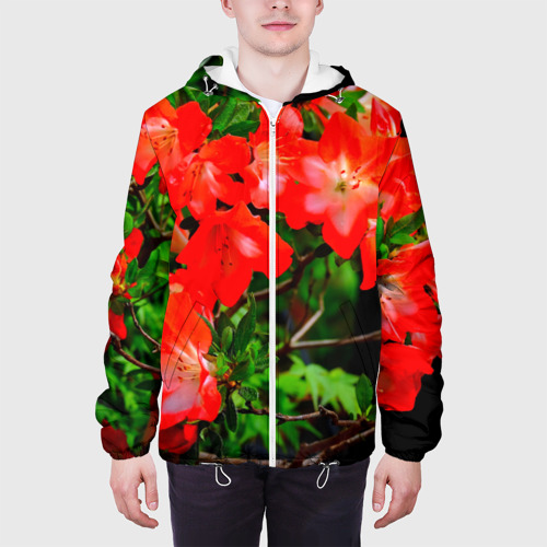 Мужская куртка 3D Азалия, цвет 3D печать - фото 4