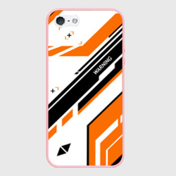 Чехол для iPhone 5/5S матовый Cs:go - Asiimov P90 Style
