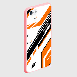 Чехол для iPhone 5/5S матовый Cs:go - Asiimov P90 Style - фото 2