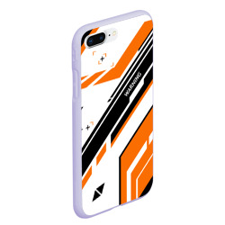 Чехол для iPhone 7Plus/8 Plus матовый Cs:go - Asiimov P90 Style - фото 2