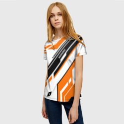 Женская футболка 3D Cs:go - Asiimov P90 Style - фото 2