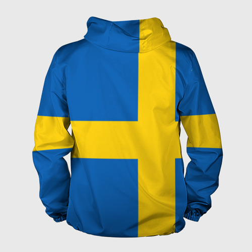 Мужская ветровка 3D Швеция, цвет белый - фото 2