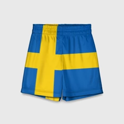 Детские спортивные шорты 3D Швеция