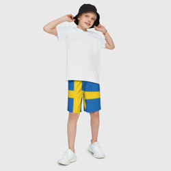 Детские спортивные шорты 3D Швеция - фото 2