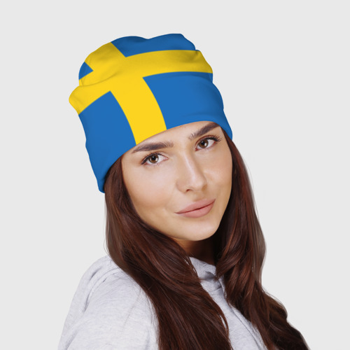 Шапка 3D Швеция - фото 3