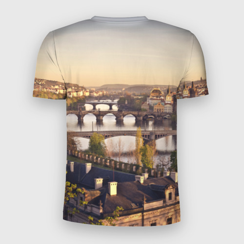 Мужская футболка 3D Slim Чехия (Прага), цвет 3D печать - фото 2