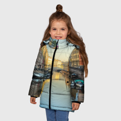 Зимняя куртка для девочек 3D Питер - фото 2