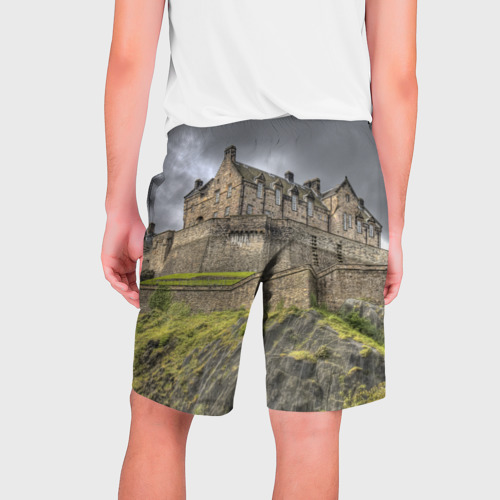Мужские шорты 3D Старый замок, цвет 3D печать - фото 2