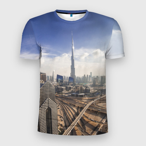 Мужская футболка 3D Slim Дубай, цвет 3D печать
