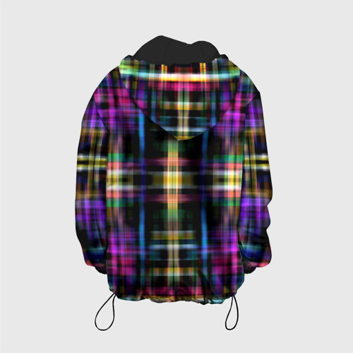 Детская куртка 3D Оптические линии, цвет черный - фото 2