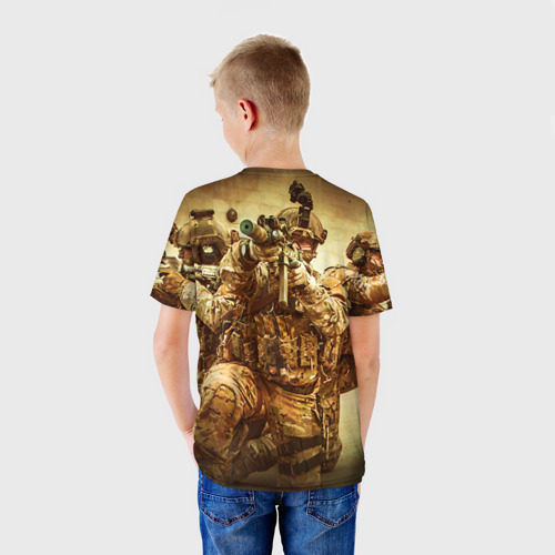 Детская футболка 3D Спецназ 9, цвет 3D печать - фото 4