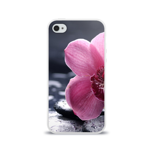 Чехол для Apple iPhone 4/4S силиконовый глянцевый Цветы Фото 01 Чехол для Apple iPhone 4/4S силиконовый глянцевый Цветы Фото 01