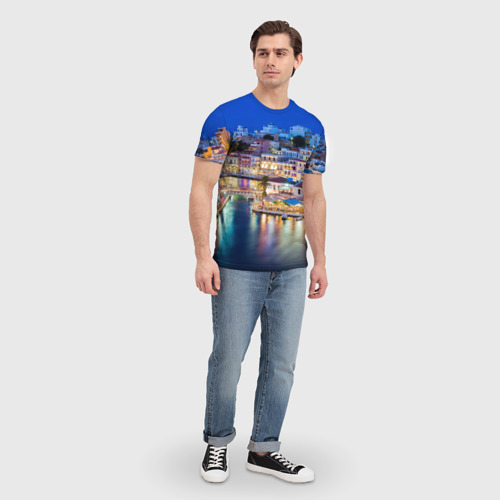 Мужская футболка 3D Крит (Греция), цвет 3D печать - фото 5