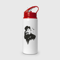 Бутылка для воды с трубочкой Marilyn Manson