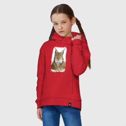Детское худи Oversize хлопок Рысь retro style - фото 2