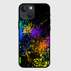 Чехол для iPhone 13 mini Брызги красок