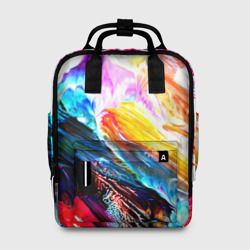 Женский рюкзак 3D Абстракция красок