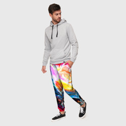 Мужские брюки 3D Абстракция красок - фото 2