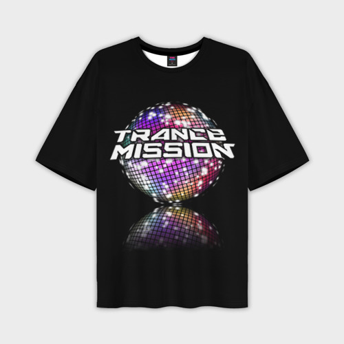 Мужская футболка oversize 3D Trancemission, цвет 3D печать