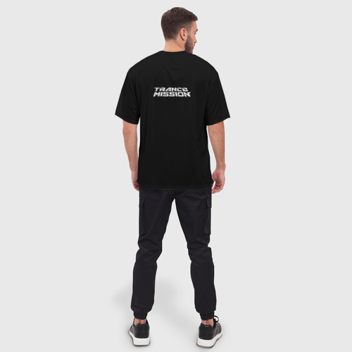 Мужская футболка oversize 3D Trancemission, цвет 3D печать - фото 4