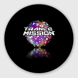 Круглый коврик для мышки Trancemission