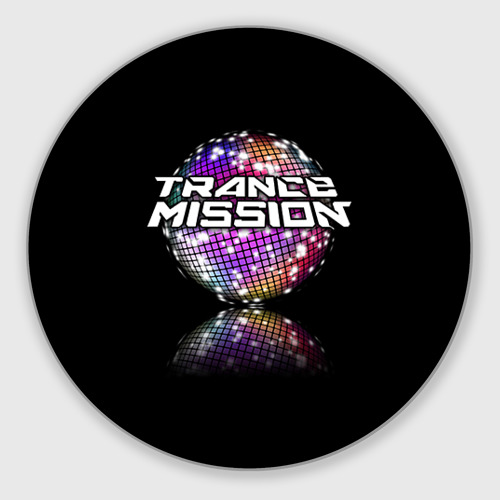 Круглый коврик для мышки Trancemission