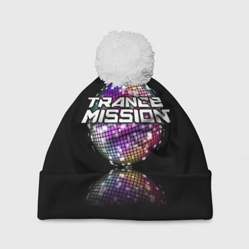 Шапка 3D c помпоном Trancemission, цвет 3D печать