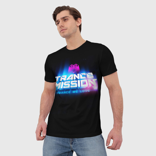 Мужская футболка 3D Trancemission 2, цвет 3D печать - фото 3