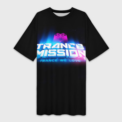 Платье-футболка 3D Trancemission 2