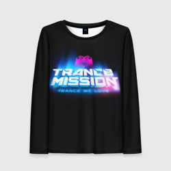 Женский лонгслив 3D Trancemission 2