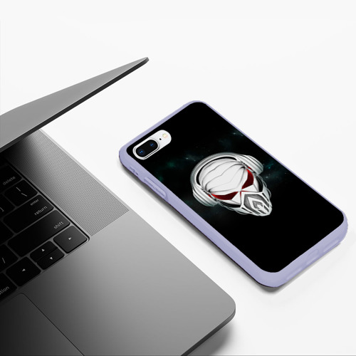 Чехол для iPhone 7Plus/8 Plus матовый Пиратская станция 1, цвет светло-сиреневый - фото 5
