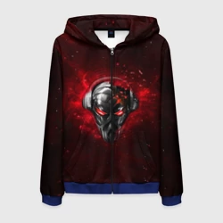 Мужская толстовка 3D на молнии Пиратская станция 2