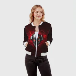 Женский бомбер 3D Пиратская станция 2 - фото 2