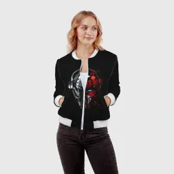 Женский бомбер 3D Пиратская станция 3 - фото 2