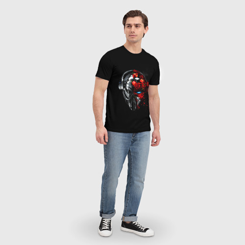 Мужская футболка 3D Пиратская станция 3, цвет 3D печать - фото 5