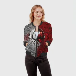 Женский бомбер 3D Пиратская станция 4 - фото 2