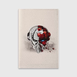 Обложка для паспорта матовая кожа Пиратская станция 5