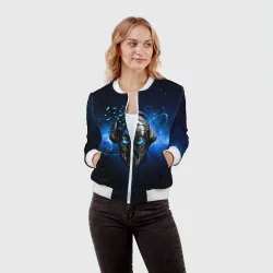 Женский бомбер 3D Пиратская станция 6 - фото 2