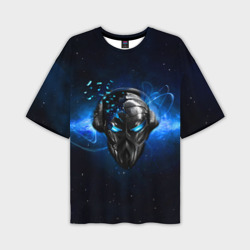 Мужская футболка oversize 3D Пиратская станция 6