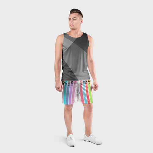 Мужские шорты спортивные Сейлор воины, цвет 3D печать - фото 4