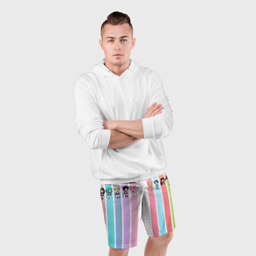 Мужские шорты спортивные Сейлор воины, цвет 3D печать - фото 5