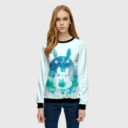 Женский свитшот 3D Мой сосед Тоторо - фото 2