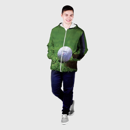 Мужская куртка 3D Гольф, цвет 3D печать - фото 3
