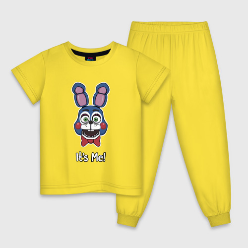 Детская пижама хлопок Бонни Bonnie The Bunny, цвет желтый
