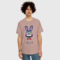 Мужская футболка хлопок Oversize Бонни Bonnie The Bunny - фото 2