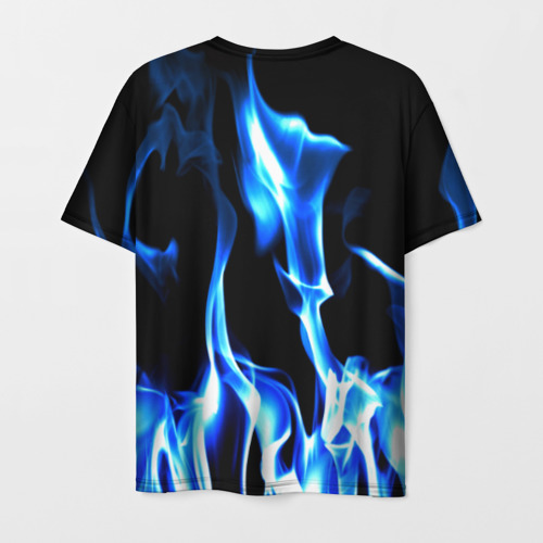 Мужская футболка 3D Огонь, цвет 3D печать - фото 2