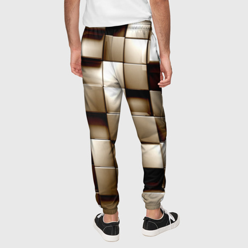 Мужские брюки 3D Кубики, цвет 3D печать - фото 5